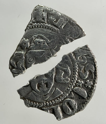 1280-1304 John II 2nd d’Aveses Sterling Hainaut Belgium Silver Hammered Coin