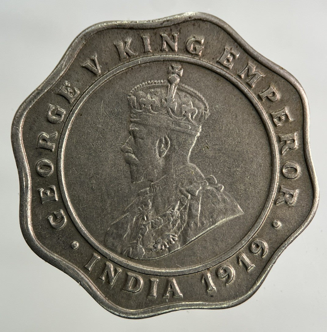 1919 India 4 Annas Coin | Very High Grade