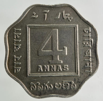 1919 India 4 Annas Coin | Very High Grade