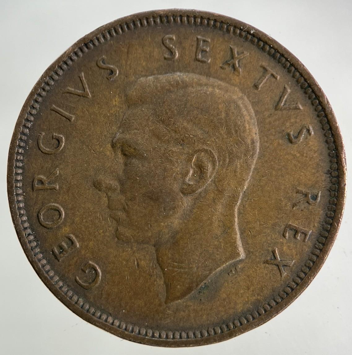 1951 South Africa Half-Penny Coin | Fine Collectable Grade