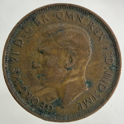 1938 Australia Half-Penny Coin | Fine Collectable Grade