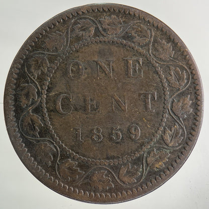 1859 Canada One Cent Coin | Collectable Grade