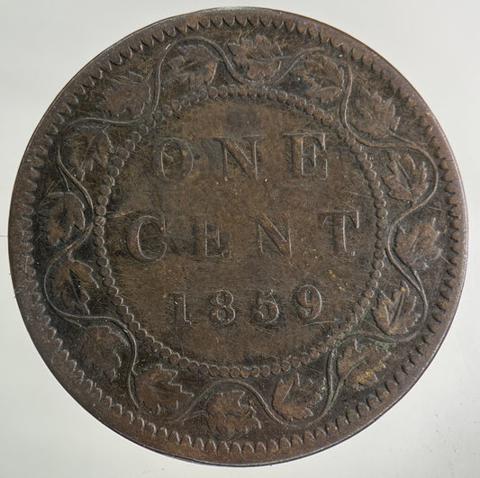 1859 Canada One Cent Coin | Collectable Grade