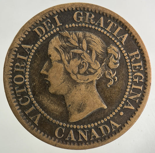 1859 Canada One Cent Coin | Fine Collectable Grade