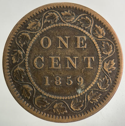 1859 Canada One Cent Coin | Fine Collectable Grade