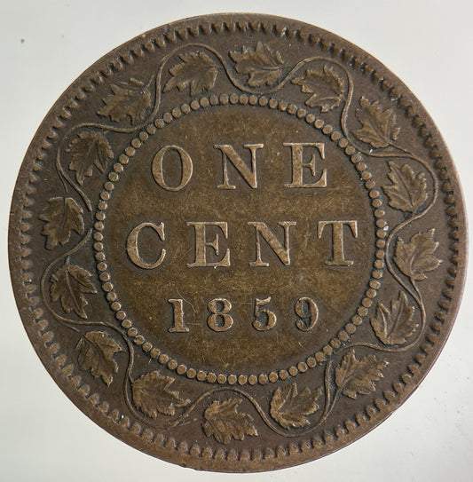 1859 Canada One Cent Coin | Fine Collectable Grade
