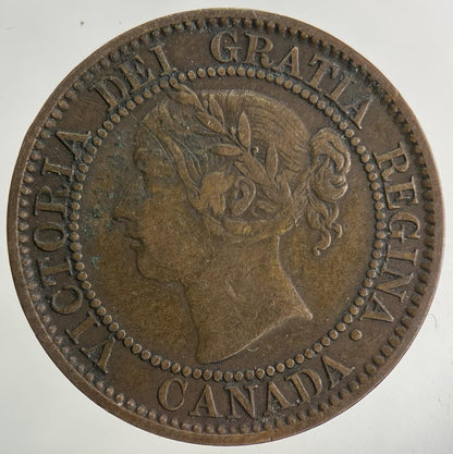 1859 Canada One Cent Coin | Fine Collectable Grade