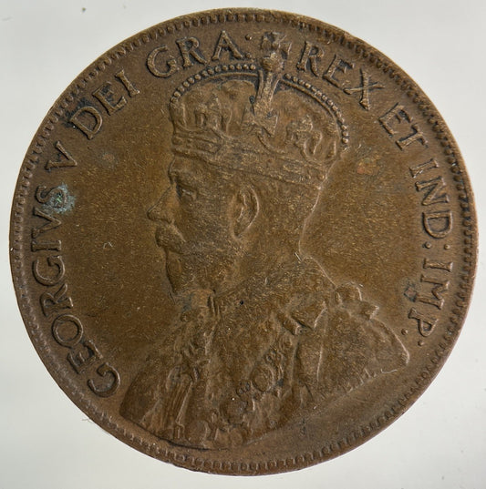 1919 Canada One Cent Coin | Fine Collectable Grade