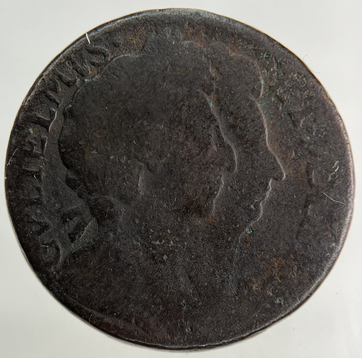 1694 William III 3rd & Mary Farthing Coin | Fine Collectable Grade