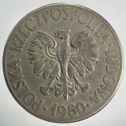 1960 Poland 10 Zloty Zlotych Coin | Fine Collectable Grade