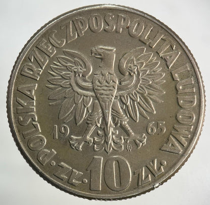 1965 Poland 10 Zloty Zlotych Coin | Fine Collectable Grade