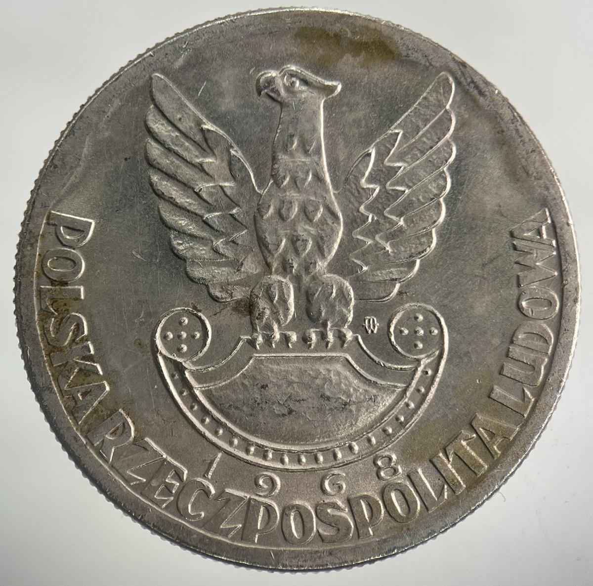 1968 Poland 10 Zloty Zlotych Coin | Fine Collectable Grade