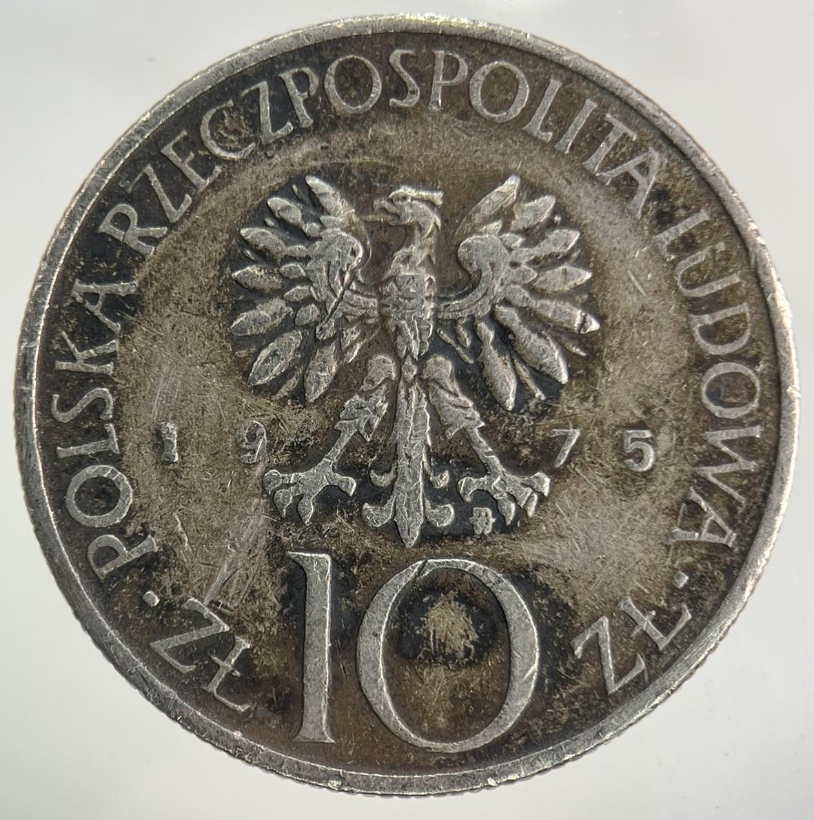 1975 Poland 10 Zloty Zlotych Coin | Fine Collectable Grade