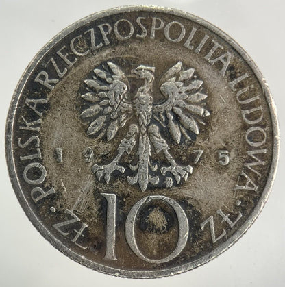 1975 Poland 10 Zloty Zlotych Coin | Fine Collectable Grade