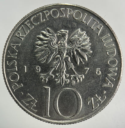 1976 Poland 10 Zloty Zlotych Coin | Fine Collectable Grade