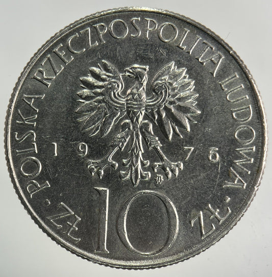 1976 Poland 10 Zloty Zlotych Coin | Fine Collectable Grade