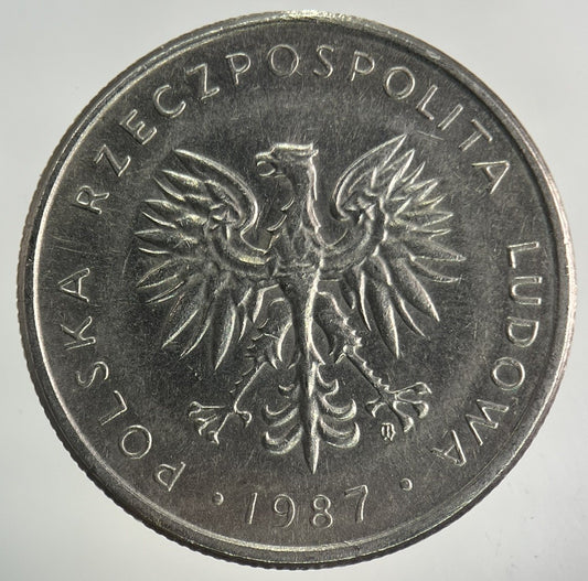1987 Poland 10 Zloty Zlotych Coin | Fine Collectable Grade