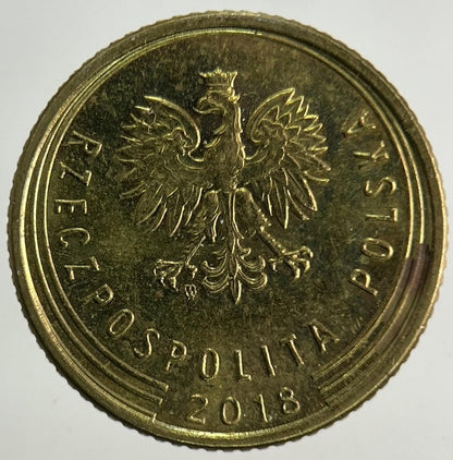 2018 Poland 1 Grosz Groszy Coin | Fine Collectable Grade