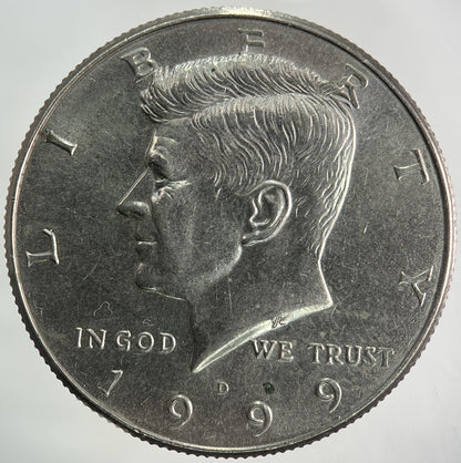 1999-D US USA Kennedy Half-Dollar Coin | Fine Collectable Grade