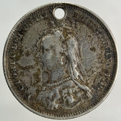1887 Victoria Shilling Silver Coin | Fine Collectable Grade