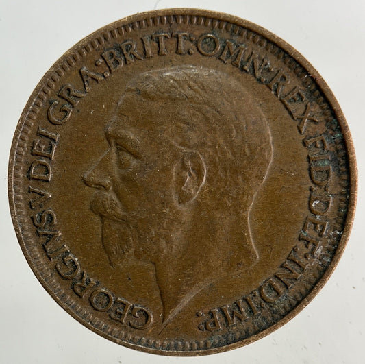 1927 George V Farthing Coin | Fine Collectable Grade