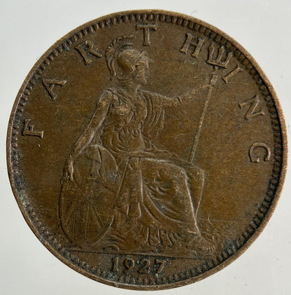 1927 George V Farthing Coin | Fine Collectable Grade