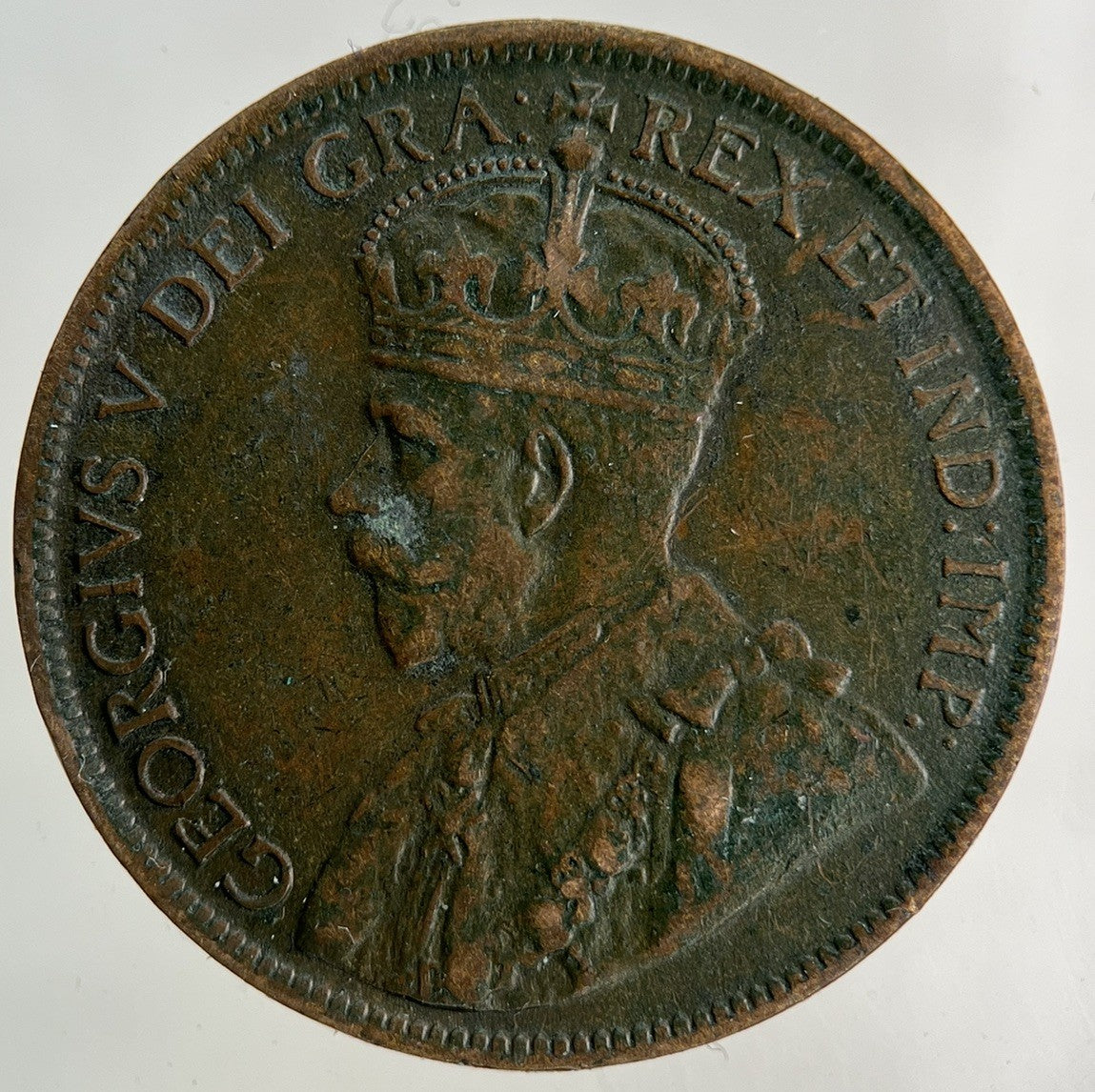 1919 Canada One Cent Coin | Fine Collectable Grade