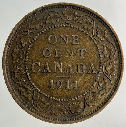 1911 Canada One Cent Coin | Fine Collectable Grade