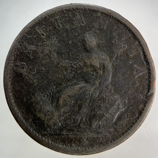 1806 George III 3rd One Penny Coin | Fair Grade