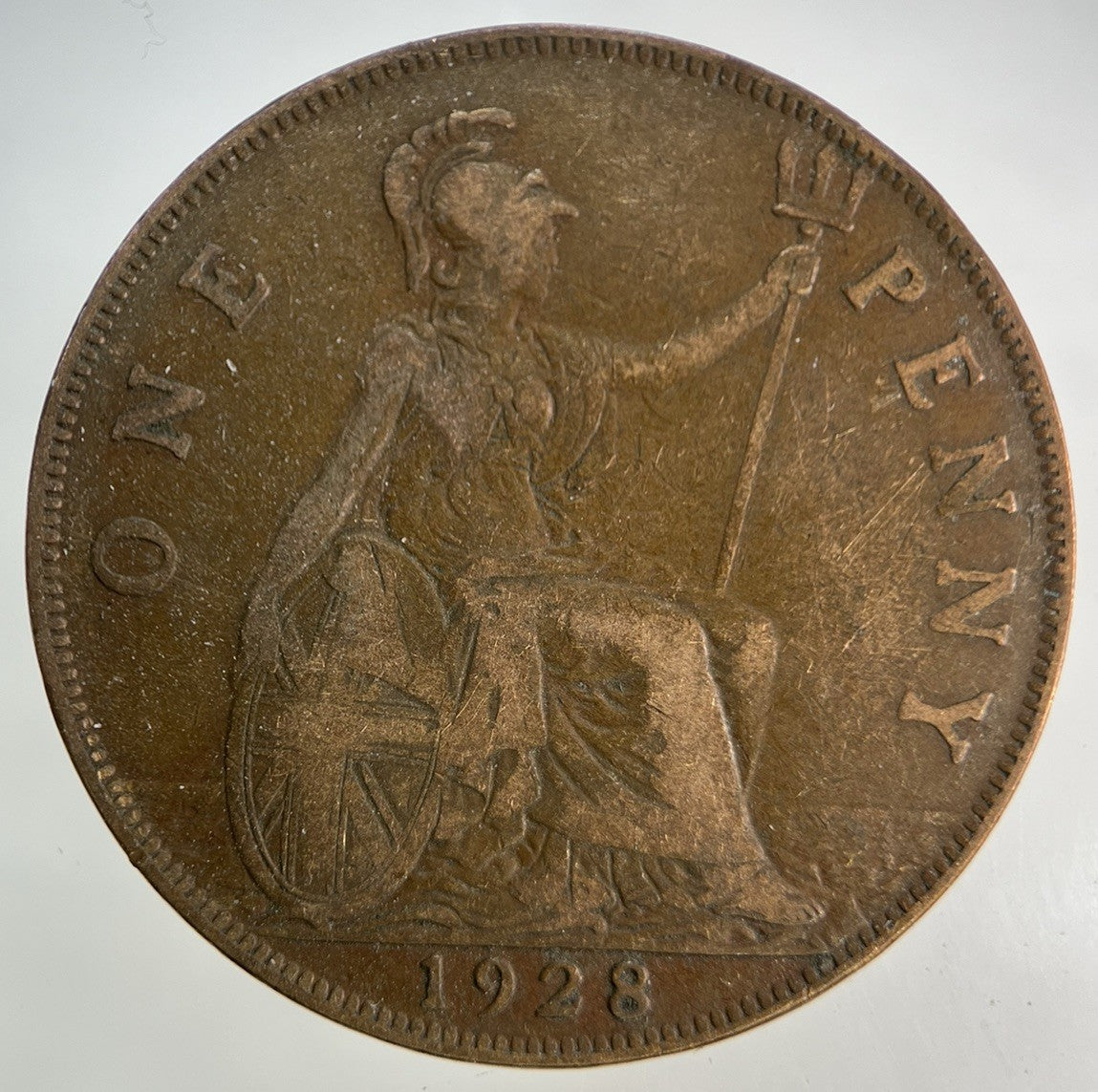 1928 George V One Penny Coin | Fine Collectable Grade