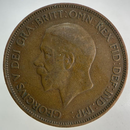 1936 George V One Penny Coin | Fine Collectable Grade