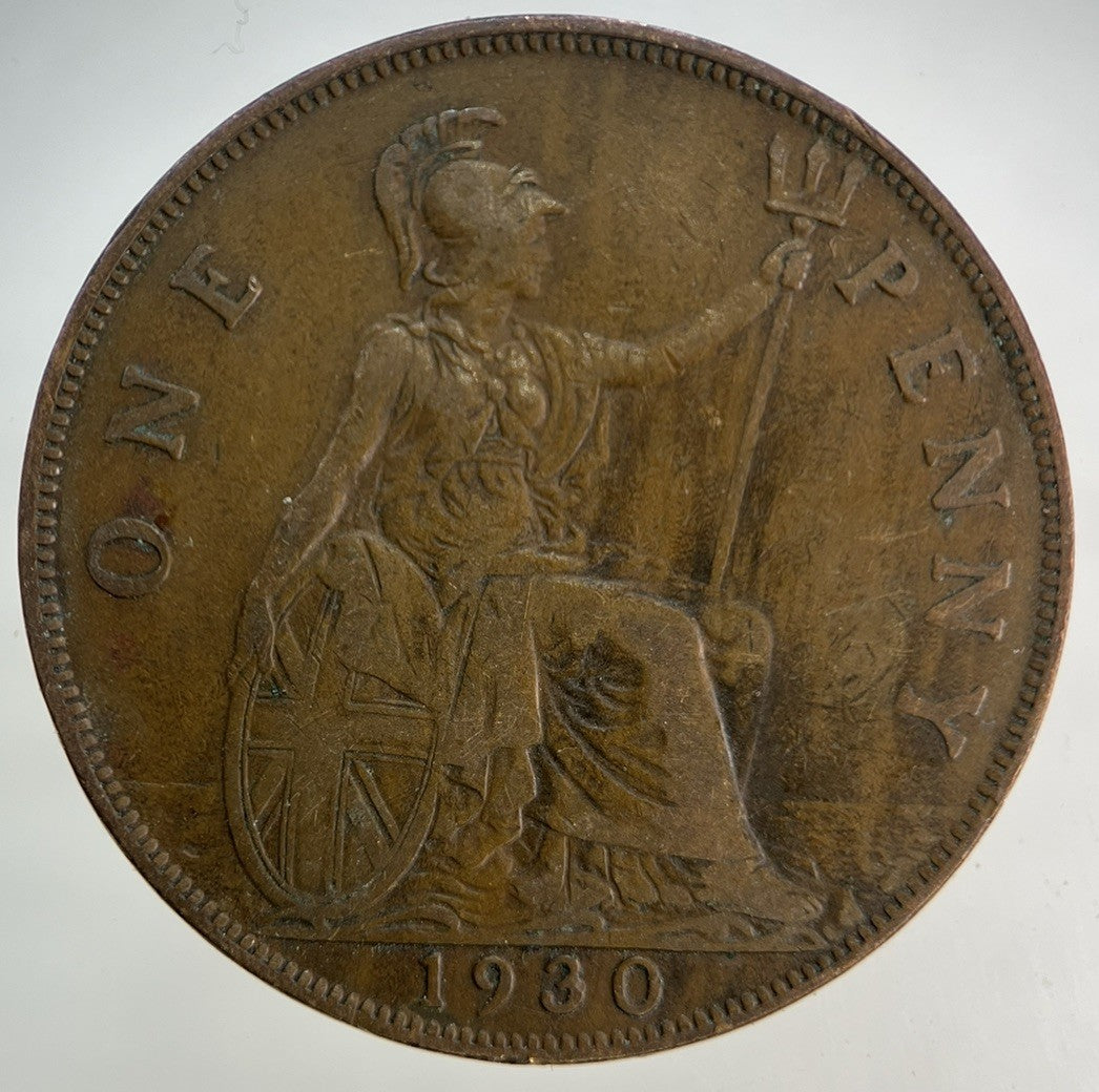 1930 George V One Penny Coin | Fine Collectable Grade