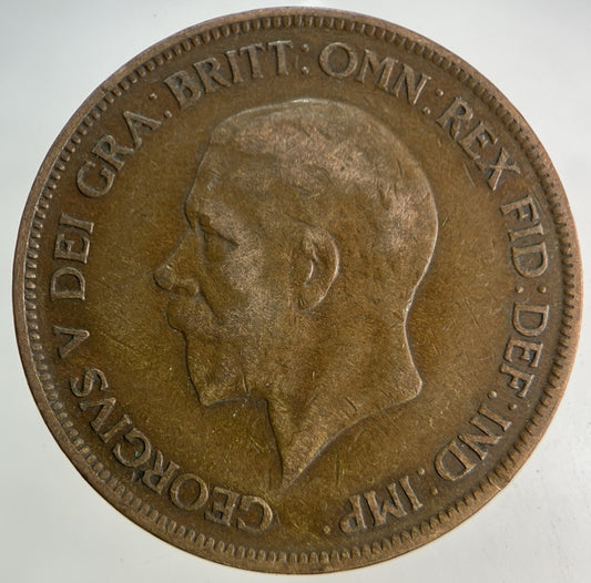 1928 George V One Penny Coin | Fine Collectable Grade
