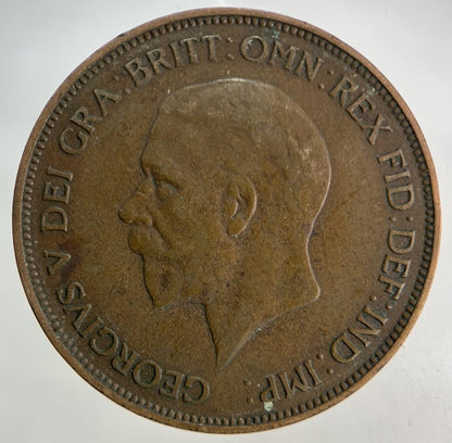 1936 George V One Penny Coin | Fine Collectable Grade