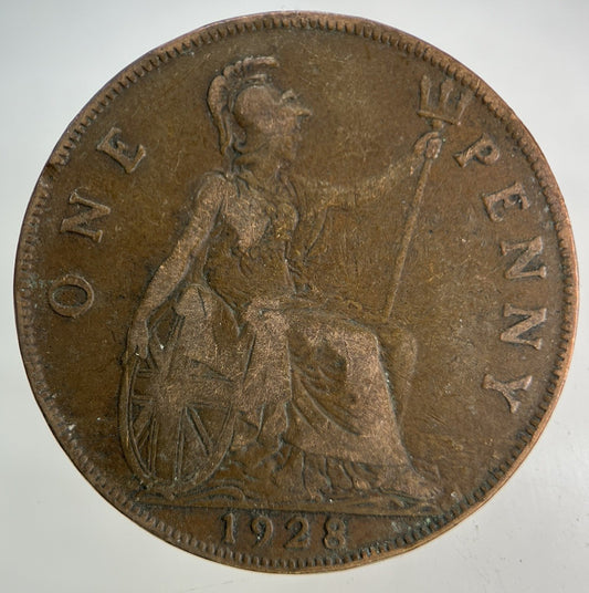 1928 George V One Penny Coin | Collectable Grade