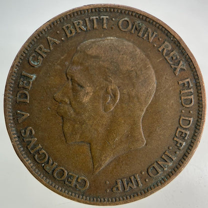 1928 George V One Penny Coin | Collectable Grade