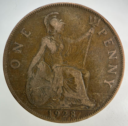 1928 George V One Penny Coin | Collectable Grade