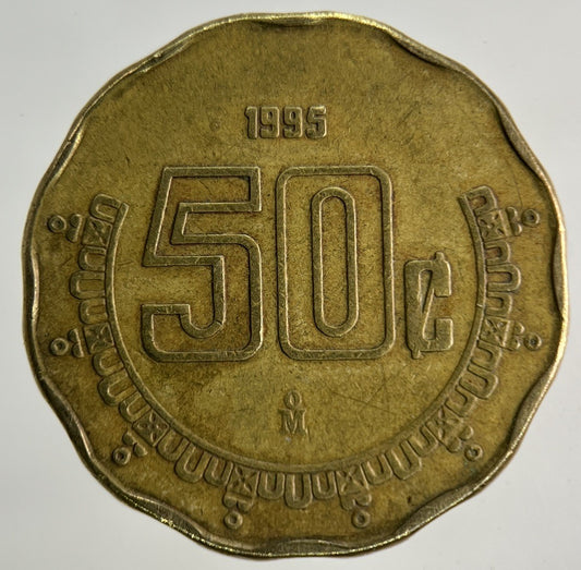 1995 Mexico 50 Centavos Coin | Fine Collectable Grade