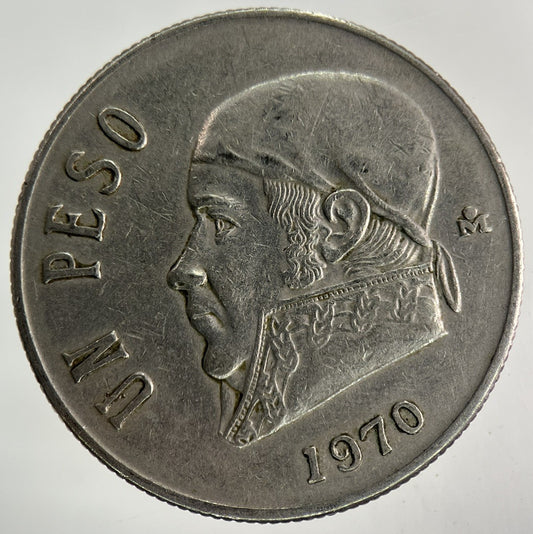 1970 Mexico Un 1 Peso Coin | Fine Collectable Grade