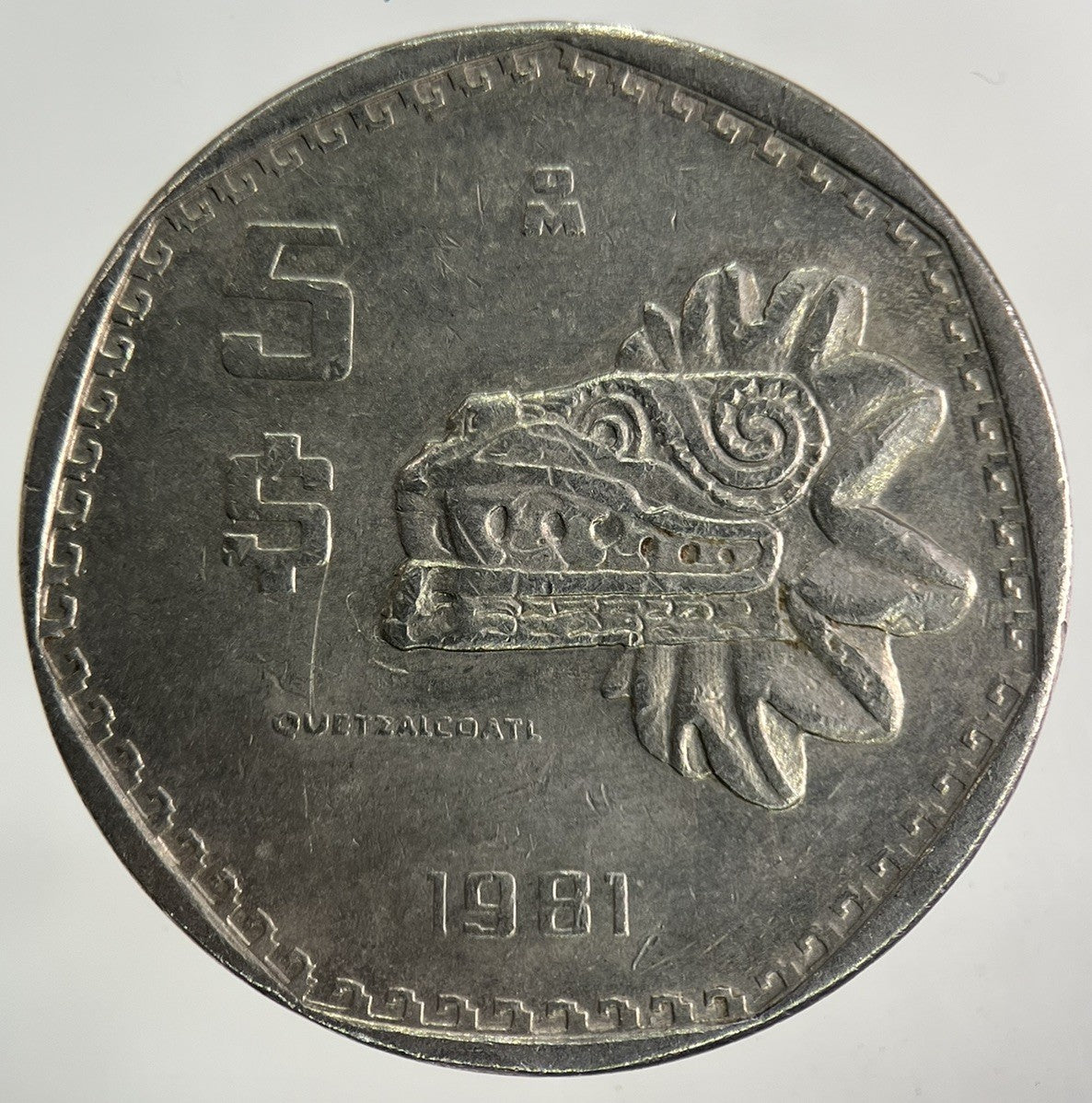 1981 Mexico 5 Pesos Coin | Fine Collectable Grade