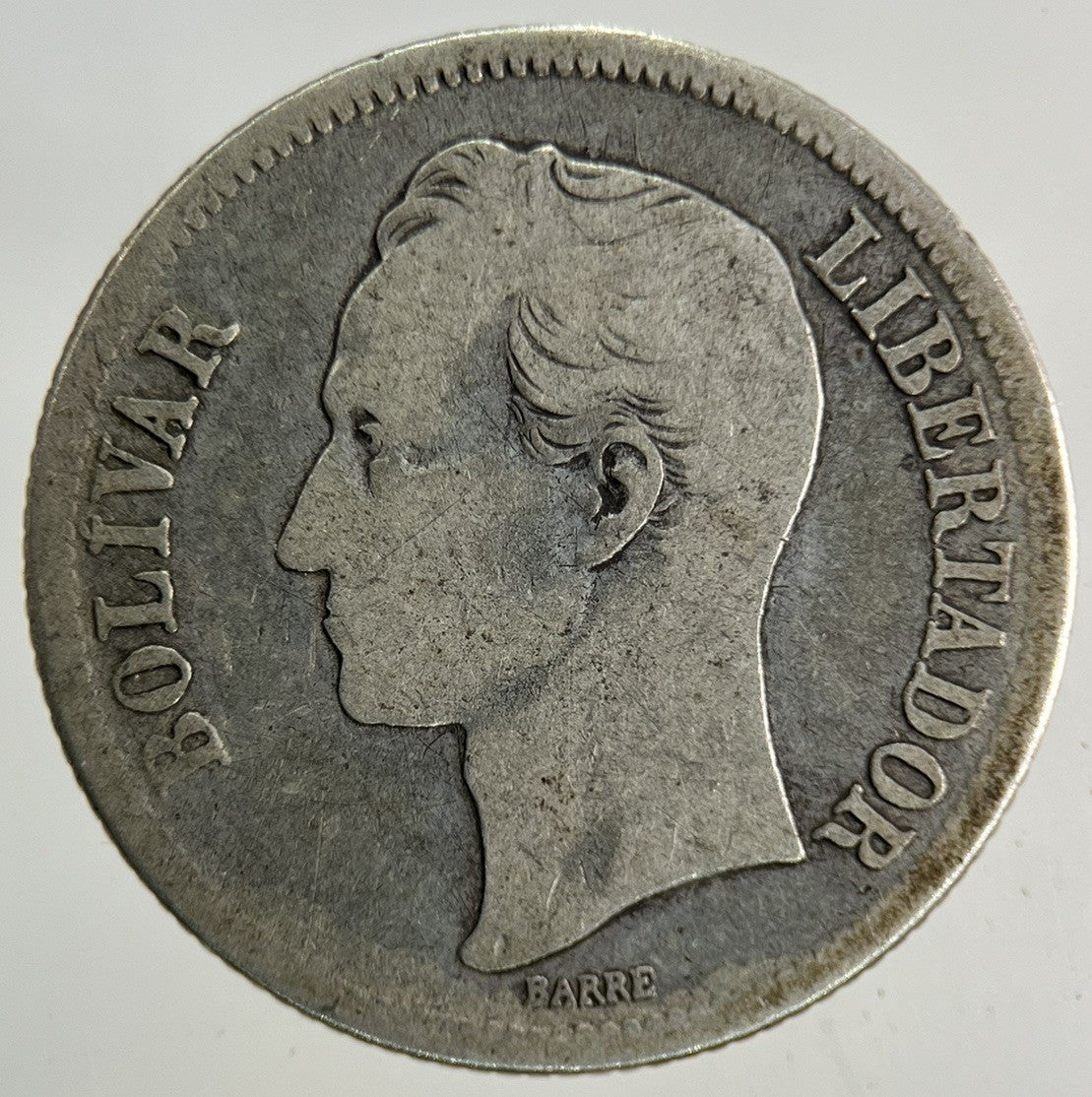 1945 Venezuela 1 Bolivar Silver Coin | Collectable Grade