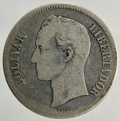 1945 Venezuela 1 Bolivar Silver Coin | Collectable Grade