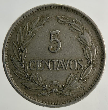 1919 Ecuador 5 Centavos Coin | Very High Grade