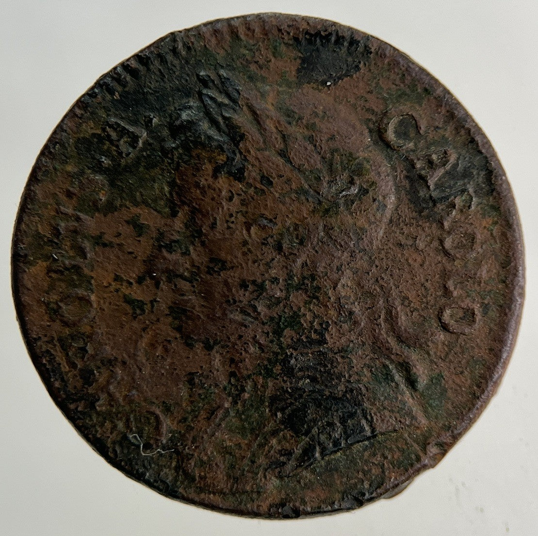 1672 Charles II 2nd Farthing Coin | Fine Collectable Grade