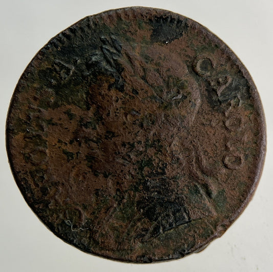 1672 Charles II 2nd Farthing Coin | Fine Collectable Grade