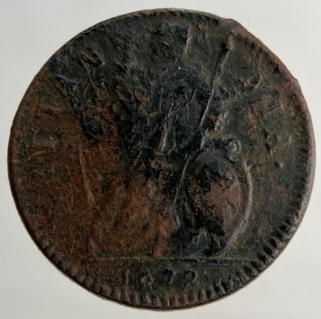 1672 Charles II 2nd Farthing Coin | Fine Collectable Grade
