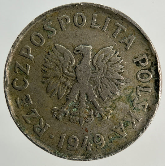 1949 Poland 10 Groszy Coin | Fine Collectable Grade