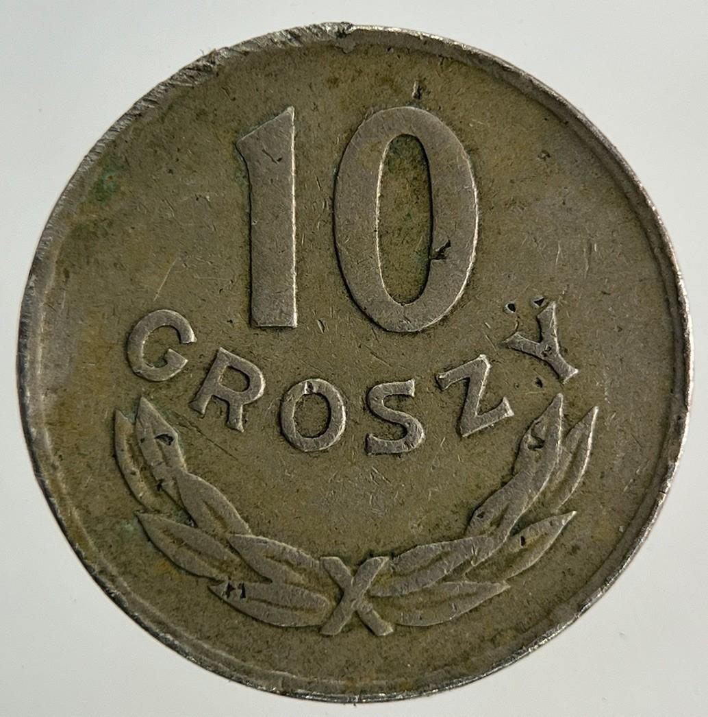 1949 Poland 10 Groszy Coin | Fine Collectable Grade