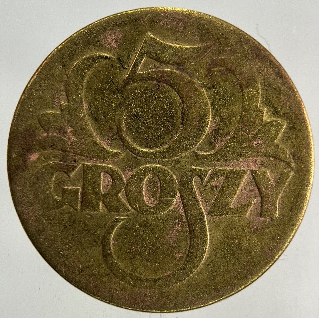 1925 Poland 5 Groszy Coin | Collectable Grade