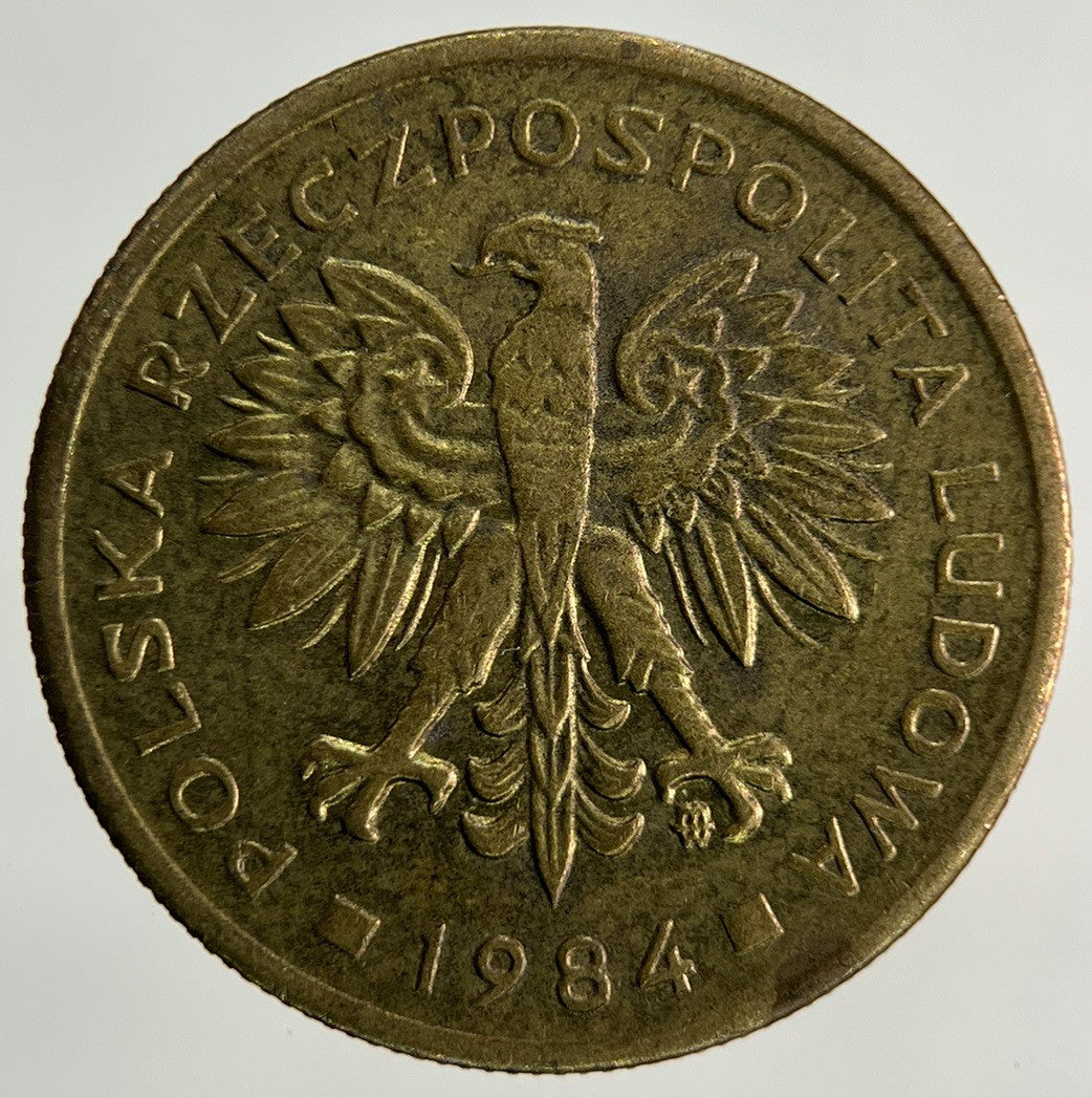1984 Poland 2 Zloty Zlotych Coin | Fine Collectable Grade